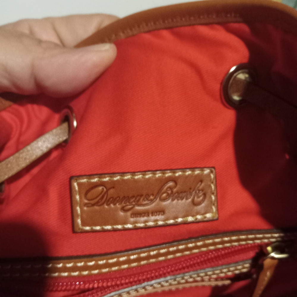 Dooney & Bourke Suede Drawstring Bag - Picture 4 of 7
